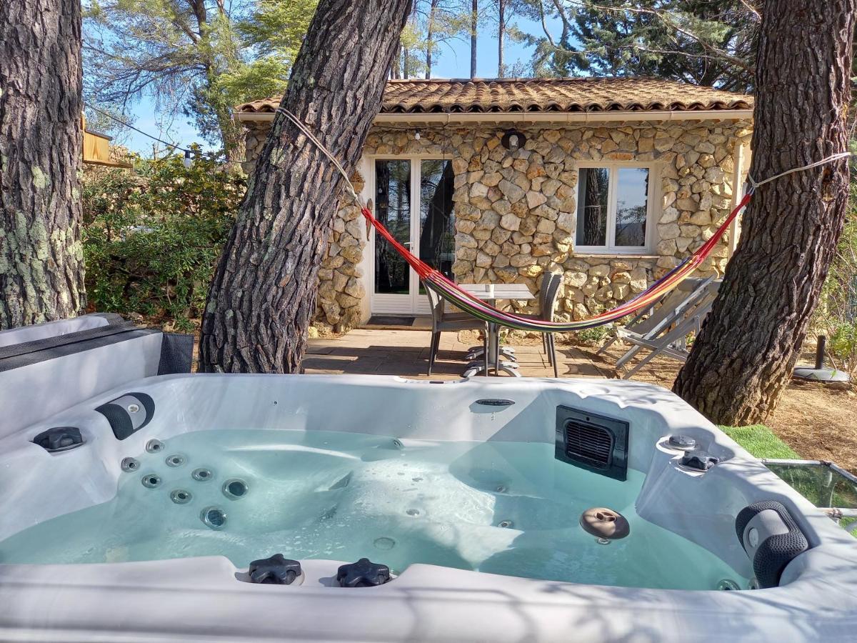 GITE AVEC SPA JACUZZI au cœur de Provence Côte d'Azur Saint-Antonin-du-Var Exterior foto