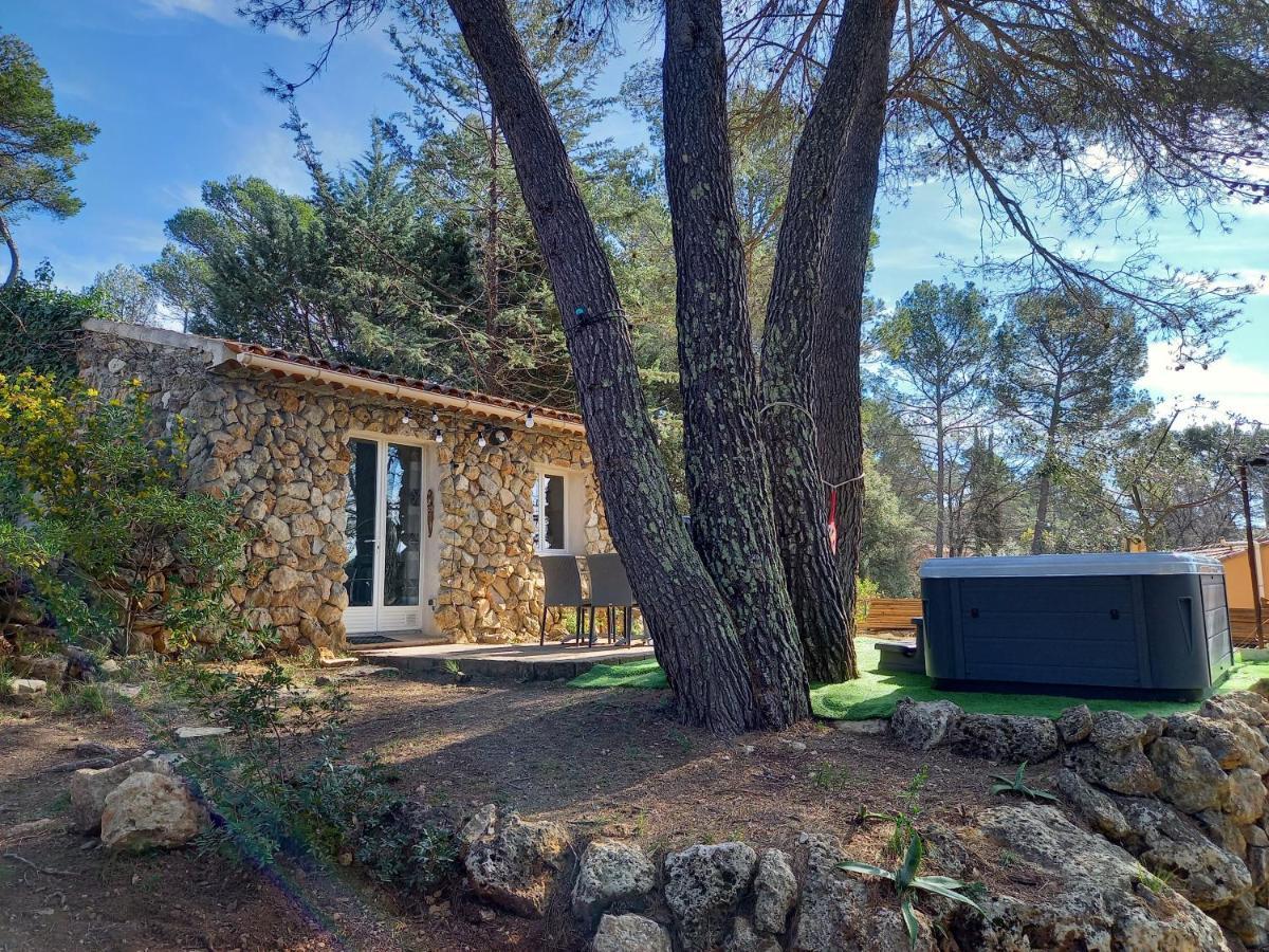 GITE AVEC SPA JACUZZI au cœur de Provence Côte d'Azur Saint-Antonin-du-Var Exterior foto